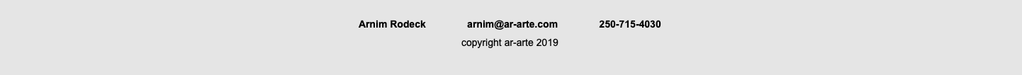 Arnim Rodeck               arnim@ar-arte.com